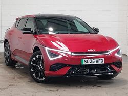 Solid runway red New 2025 Kia EV6 GT-Line S SUV | £41,998
