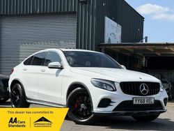 White Used 2018 Mercedes GLC220 AMG line Coupe | £20,490 (Fair price)