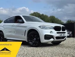 White Used 2015 BMW X6 Executive SUV | £26,500