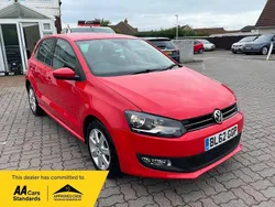 Red Used 2013 VW Polo Match Hatchback | £6,850 (Fair price)