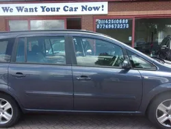 Blue Used 2008 Vauxhall Zafira MPV | £995 (Super price)