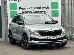 Brilliant silver metallic Used 2023 Skoda Karoq SportLine SUV | £22,995 (Fair price)