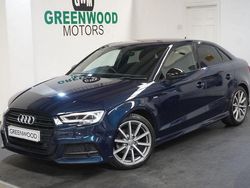 Blue Used 2018 Audi A3 Black Edition Sedan | £12,490 (Fair price)