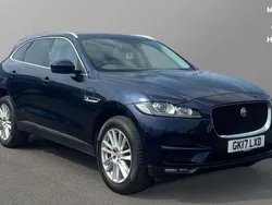 Blue Used 2017 Jaguar F-Pace Portfolio SUV | £17,218 (Fair price)