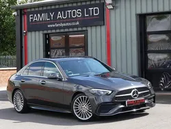 Grey Used 2022 Mercedes C200 AMG Line Premium Sedan | £27,800 (Fair price)