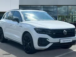 Pure white Used 2021 VW Touareg Black Edition SUV | £38,901 (Good price)