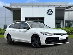 White Used 2025 VW Passat R-line Estate | £37,450