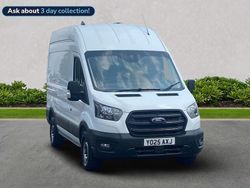 White New 2025 Ford Transit Van | £25,800 (Expensive)