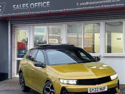 Yellow Used 2022 Vauxhall Astra Ultimate Hatchback | £13,495 (Super price)