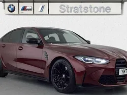 Red Used 2022 BMW M3 Competition Edition Sedan | £49,990 (Expensive)