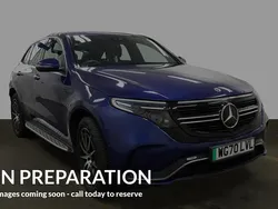 Blue Used 2020 Mercedes EQC400 AMG line SUV | £21,720 (Good price)