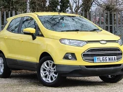Yellow Used 2016 Ford Ecosport Zetec SUV | £6,995 (Fair price)