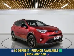 Red Used 2018 Toyota RAV4 SUV | £15,799 (Fair price)