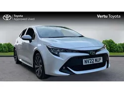 White Used 2022 Toyota Corolla Design Hatchback | £18,501 (Fair price)