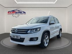 White Used 2016 VW Tiguan R-line Edition SUV | £13,990 (Good price)