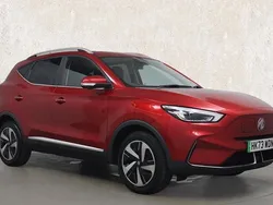 Red Used 2022 MG ZS Trophy Connect Sedan | £18,392 (Fair price)