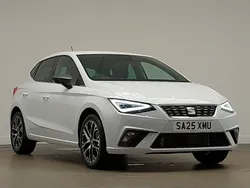 White New 2025 Seat Ibiza XCELLENCE Hatchback | £18,998 (Good price)