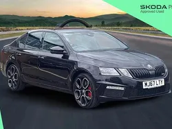 Black magic pearlescent Used 2017 Skoda Octavia vRS Hatchback | £16,900 (Fair price)