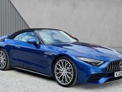 Blue Used 2024 Mercedes SL43 AMG Cabriolet | £82,580 (Fair price)