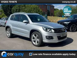 Silver Used 2015 VW Tiguan R-line Edition SUV | £13,995 (Fair price)