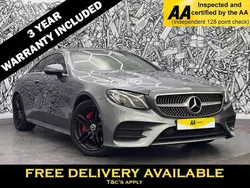 Grey Used 2018 Mercedes E220 AMG Line Premium Coupe | £21,695 (Fair price)