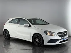 White Used 2017 Mercedes A160 AMG line Hatchback | £11,950 (Fair price)