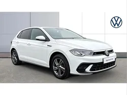 White Used 2023 VW Polo R-line Hatchback | £16,995 (Fair price)
