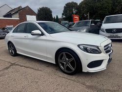 White Used 2017 Mercedes C220 AMG line Sedan | £11,990 (Good price)
