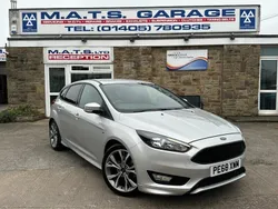 Silver Used 2018 Ford Focus ST-Line Hatchback | £11,450 (Fair price)