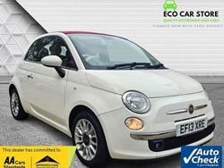 White Used 2013 Fiat 500C Lounge Cabriolet | £4,495 (Good price)