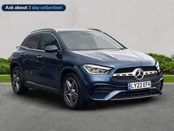 Blue Used 2022 Mercedes GLA180 AMG Line Premium SUV | £25,889 (Fair price)
