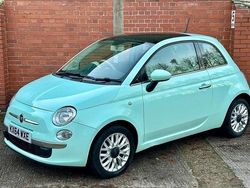 Green Used 2014 Fiat 500 Lounge Hatchback | £4,295 (Good price)