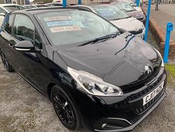 Black Used 2017 Peugeot 208 Hatchback | £5,495 (Fair price)