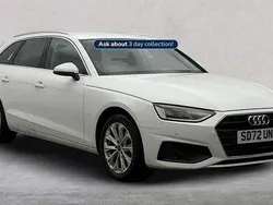 White Used 2022 Audi A4 Business Sedan | £22,608 (Fair price)