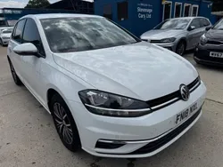 White Used 2018 VW Golf VII SE Hatchback | £9,695 (Fair price)