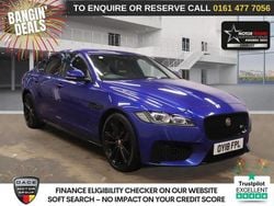 Blue Used 2018 Jaguar XF S Sedan | £15,480 (Fair price)
