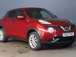 Red Used 2017 Nissan Juke N-Connecta SUV | £7,450 (Fair price)