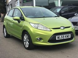 Green Used 2010 Ford Fiesta Zetec Hatchback | £2,795 (Fair price)