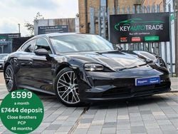 Black Used 2021 Porsche Taycan Performance Package Sedan | £44,000