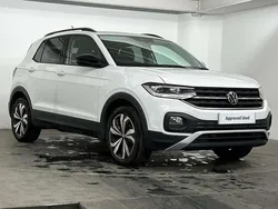 White Used 2023 VW T-Cross Black Edition SUV | £17,195 (Fair price)
