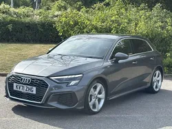 Grey Used 2021 Audi A3 Sportback S-Line Hatchback | £20,200 (Fair price)