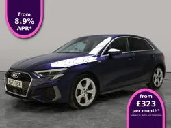 Blue Used 2023 Audi A3 Sportback S-Line Hatchback | £23,028 (Fair price)