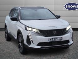 White Used 2022 Peugeot 3008 GT SUV | £15,658 (Fair price)