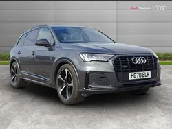 Grey Used 2021 Audi Q7 Black Edition SUV | £41,990 (Fair price)