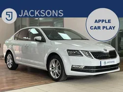White Used 2018 Skoda Octavia SE L Hatchback | £10,380 (Fair price)
