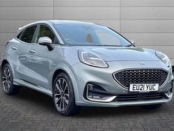 Solar silver Used 2021 Ford Puma ST-Line Hatchback | £15,500 (Fair price)