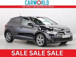 Black Used 2022 VW Polo R-line Hatchback | £19,680 (Expensive)