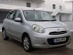 Silver Used 2012 Nissan Micra Acenta Hatchback | £4,499 (Good price)