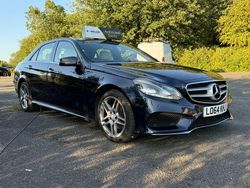 Blue Used 2014 Mercedes E250 AMG Line Premium Plus Sedan | £9,205 (Fair price)