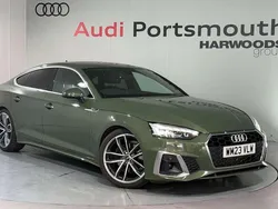 Green Used 2023 Audi A5 Sportback S-Line Hatchback | £27,890 (Fair price)